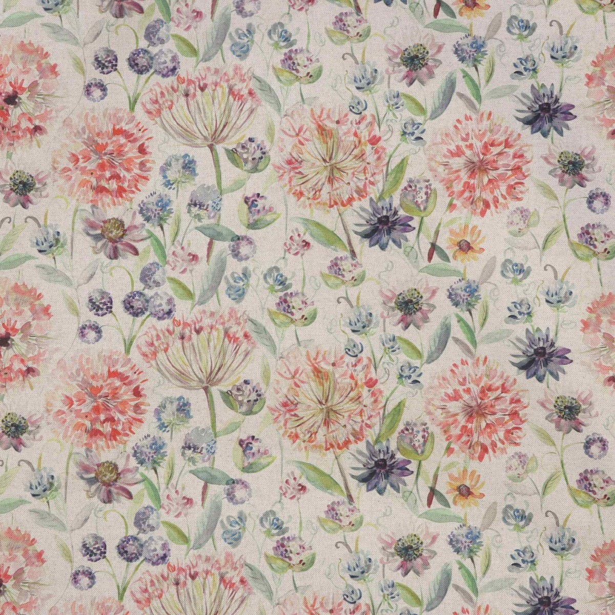 Voyage Pom Pom Floral Summer Fabric - Image 8