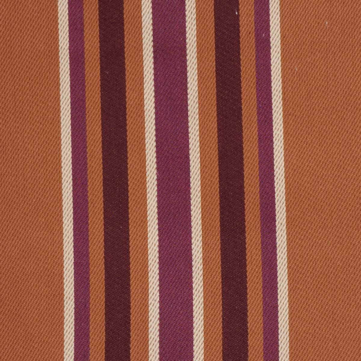 Clearance Warwick Rivale Terracotta Stripe Fabric - Image 6
