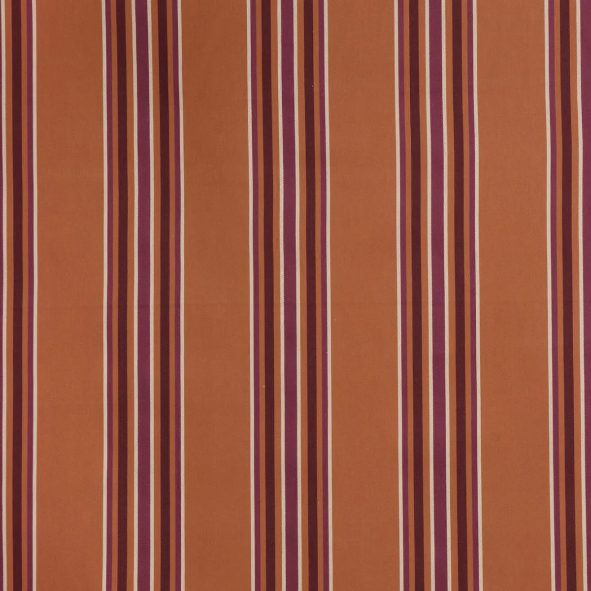 Clearance Warwick Rivale Terracotta Stripe Fabric - Image 8