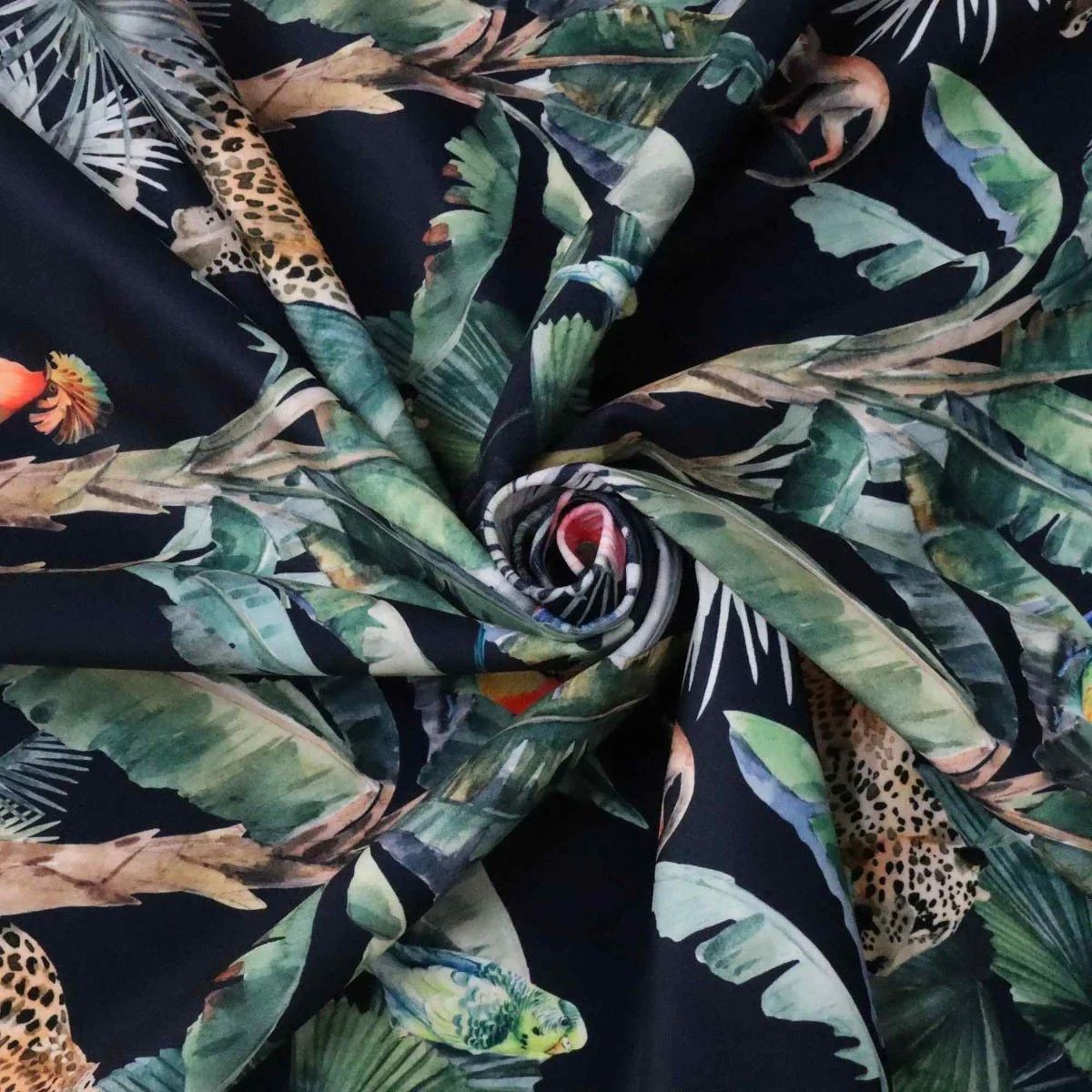 Wild Tropics Velvet Fabric - Image 3