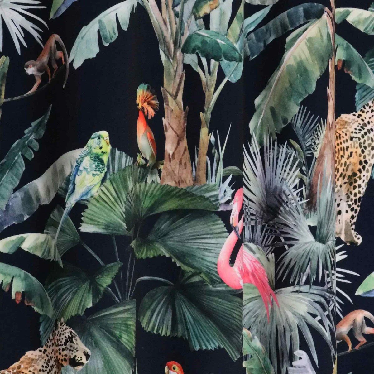 Wild Tropics Velvet Fabric - Image 7
