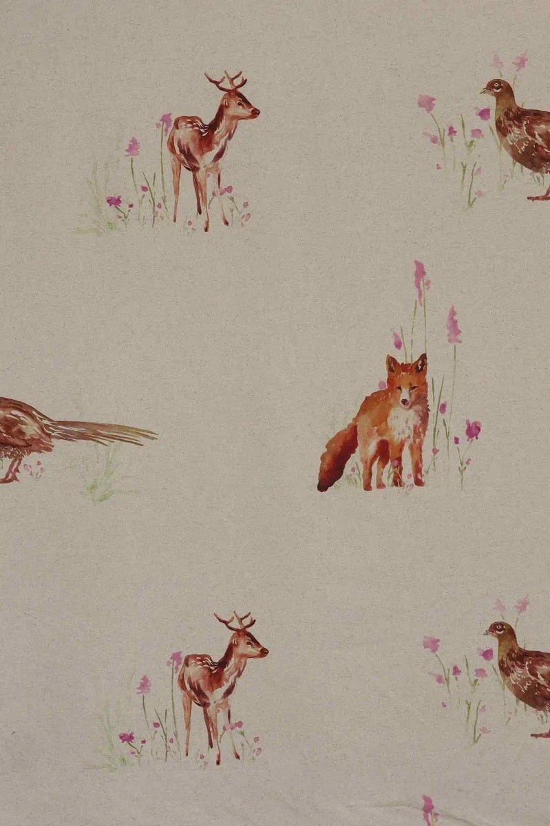 Clearance Wildlife Cubs Fabric