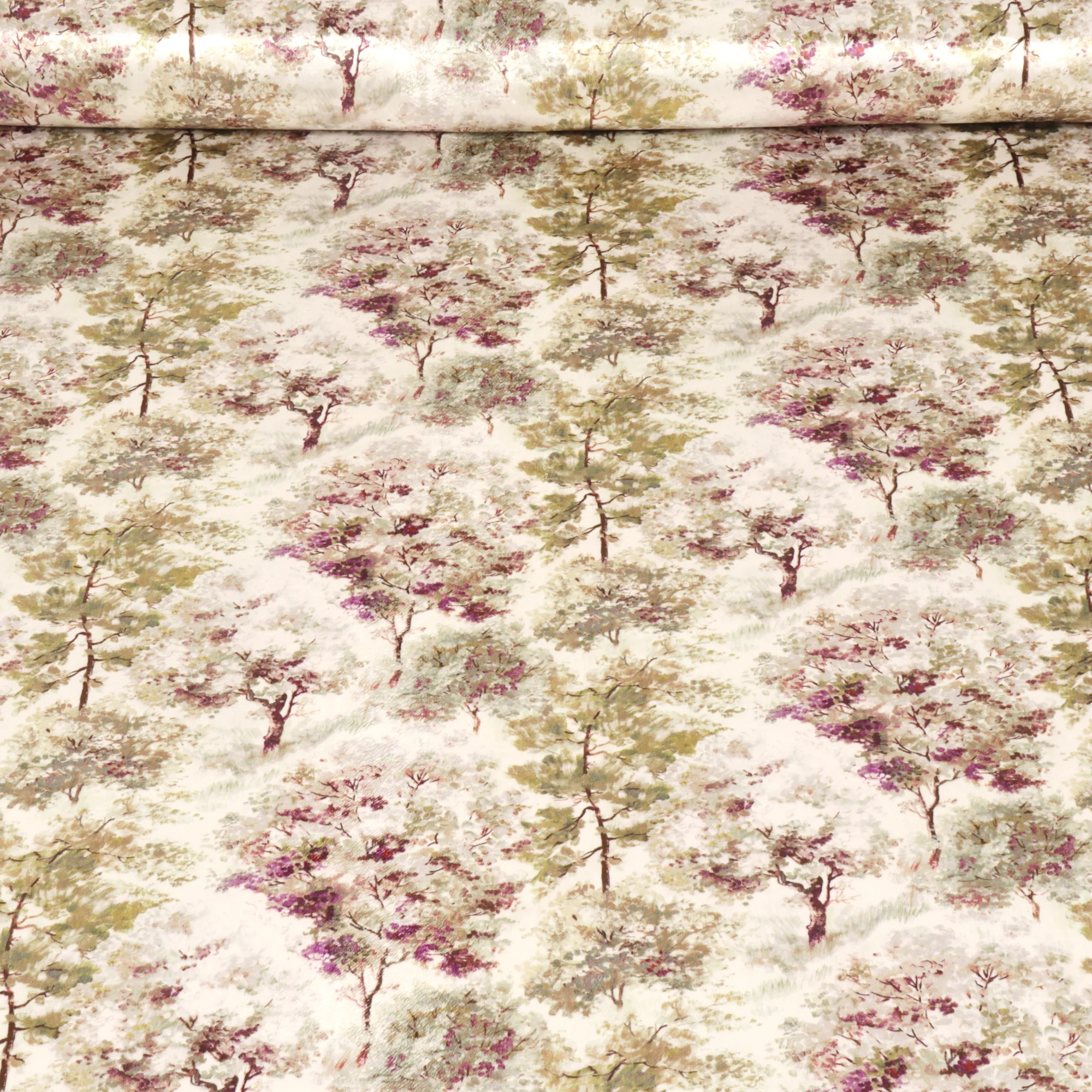 Wildwood Mulberry Velvet Fabric - Image 2
