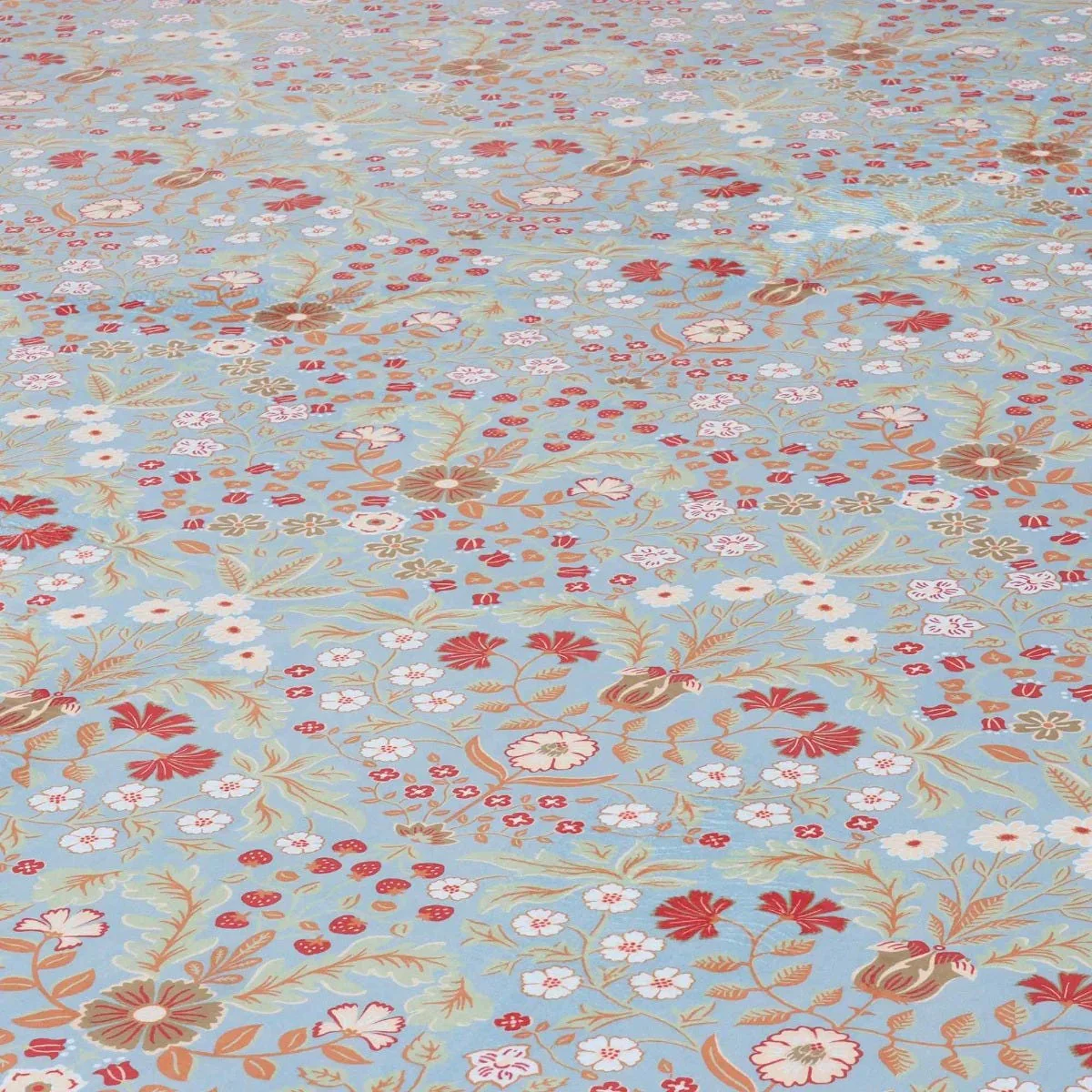 Windsor Duck Egg Velvet Fabric - Image 4