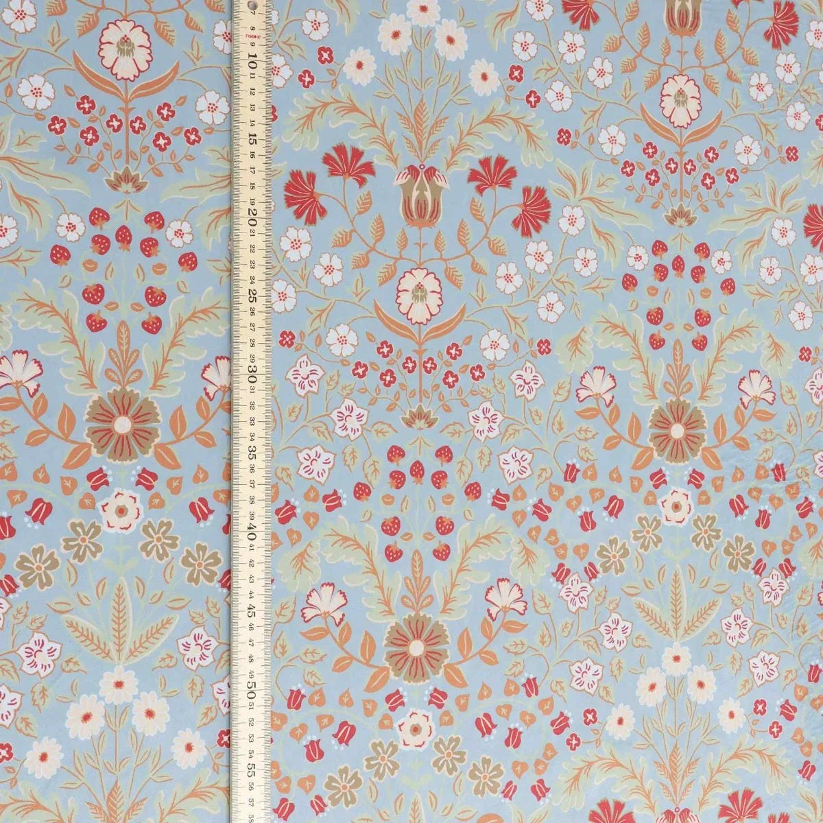 Windsor Duck Egg Velvet Fabric - Image 5