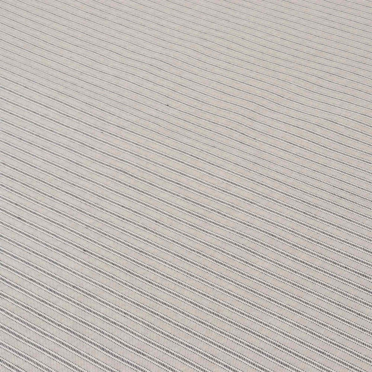 Yale Ticking Stripe Charcoal Double Width Fabric - Image 4