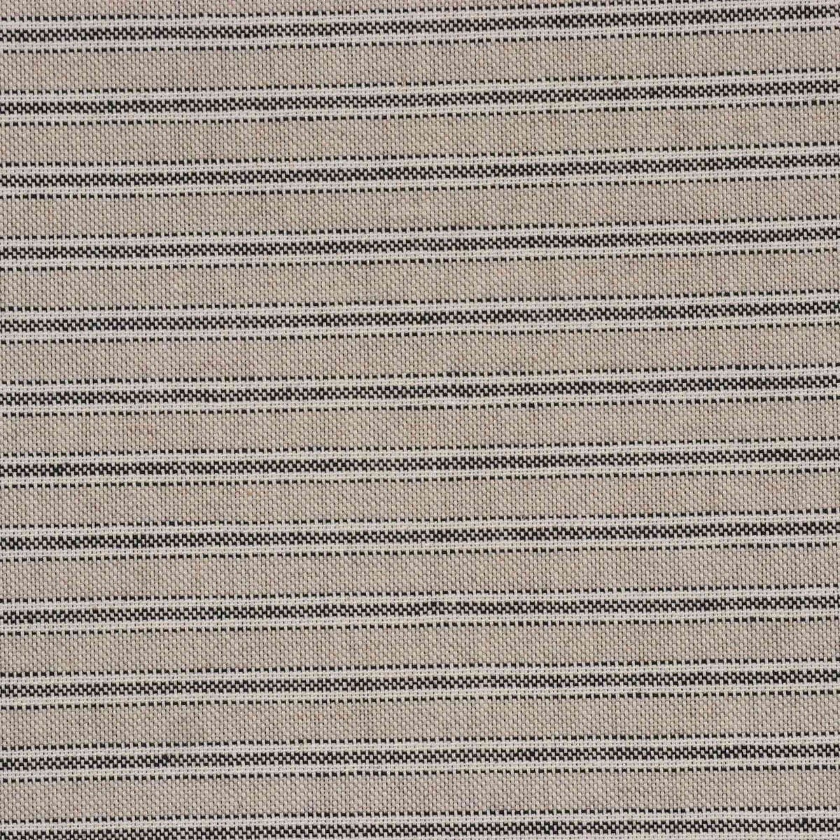 Yale Ticking Stripe Charcoal Double Width Fabric - Image 6