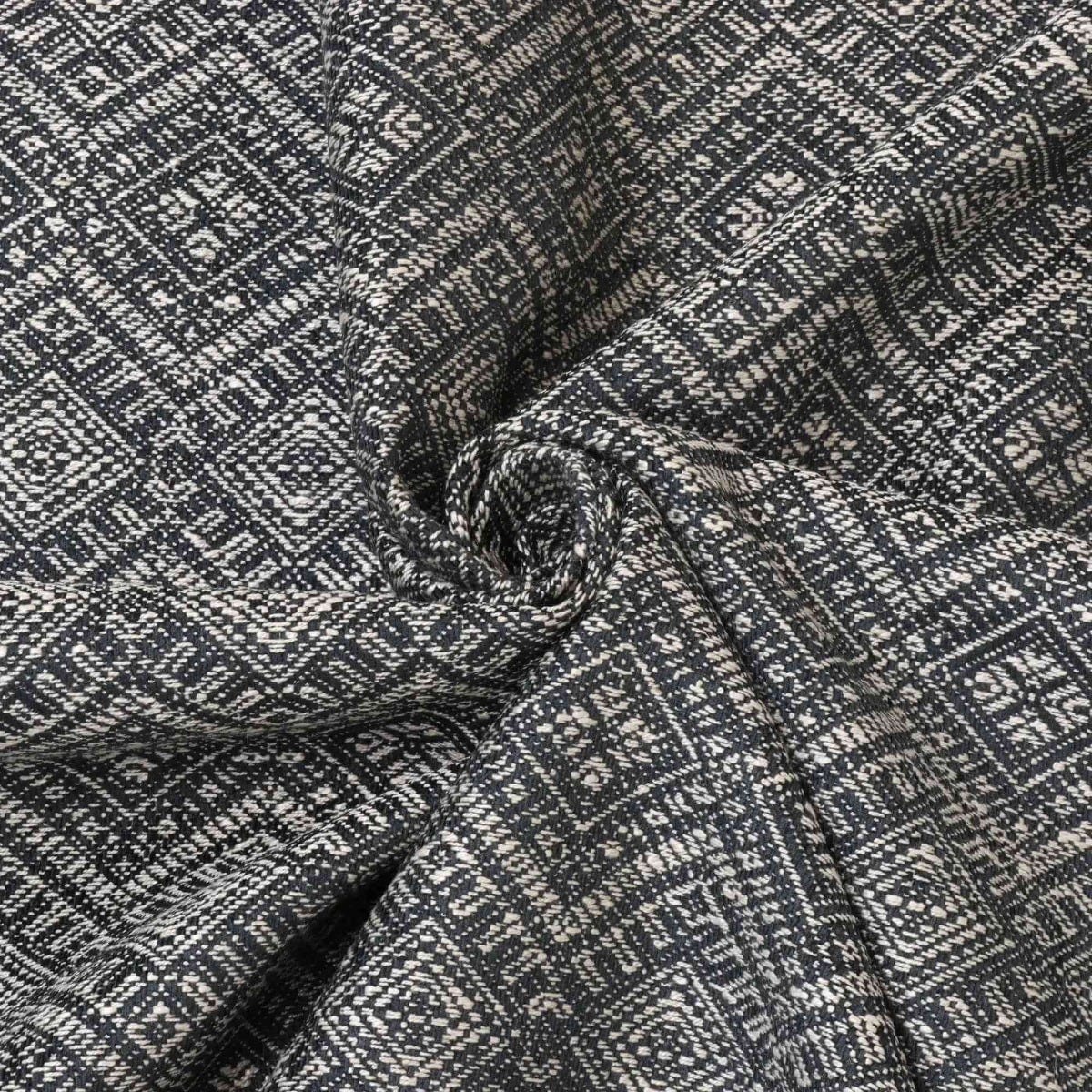 Yarmouth Ikat in Charcoal Fabric - Image 3