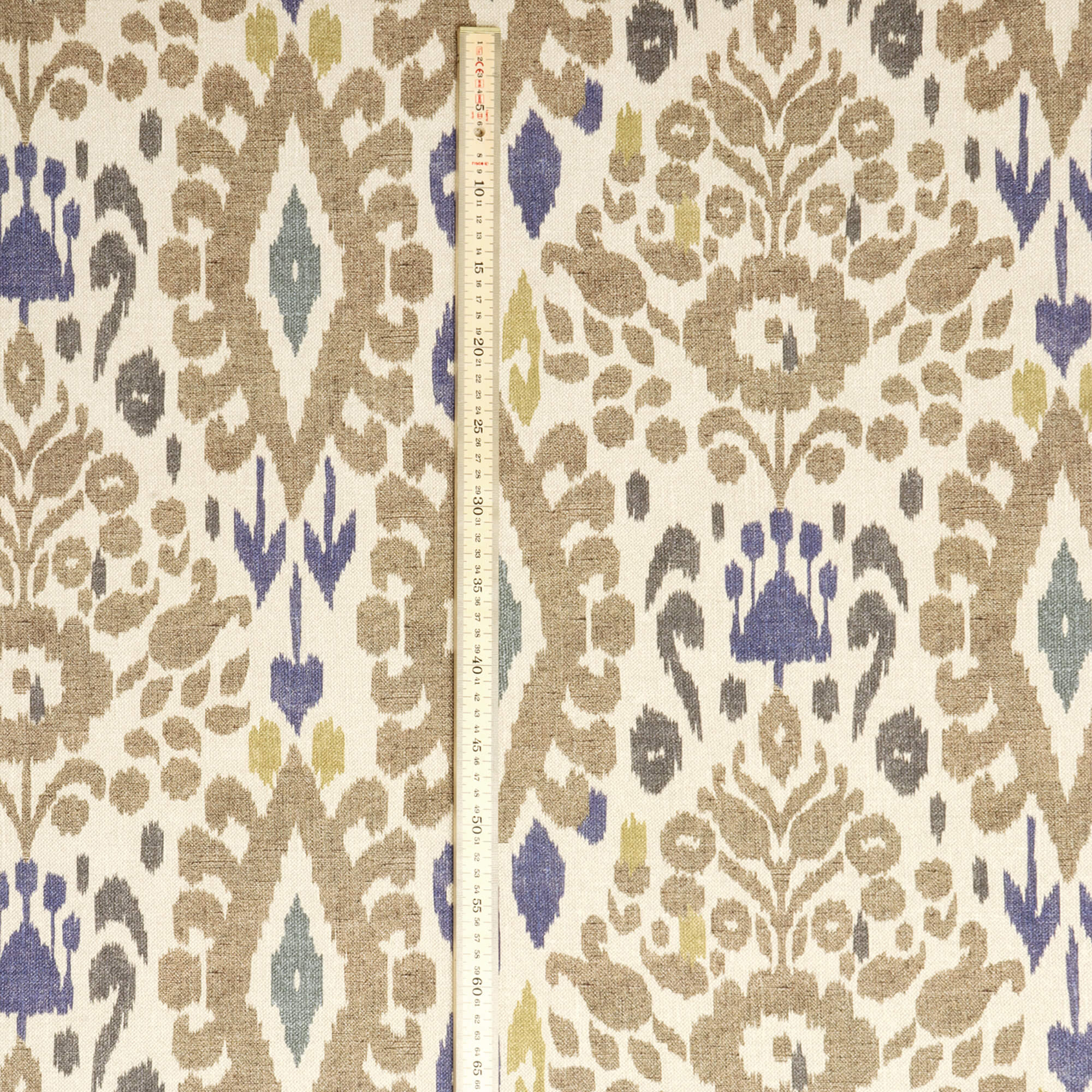 Zama Ikat Earth Fabric - Image 6
