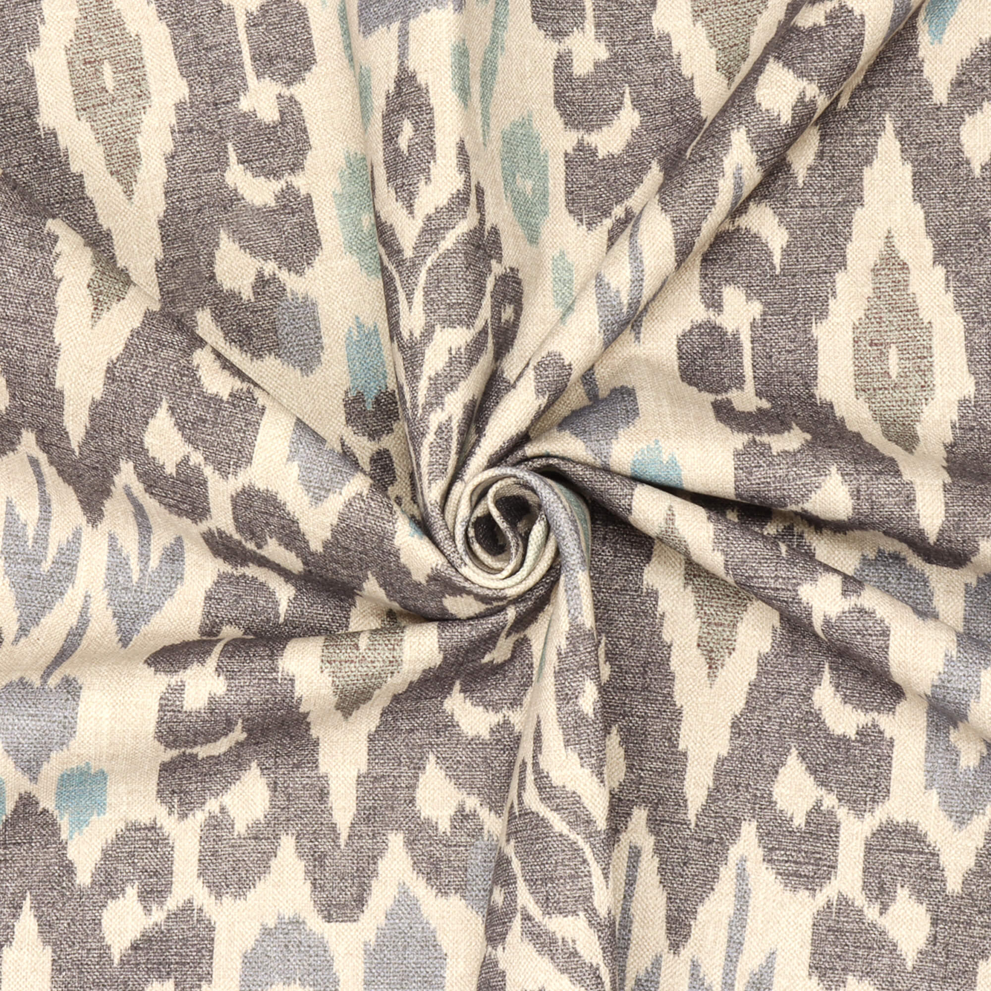 Zama Ikat Mineral Fabric - Image 3