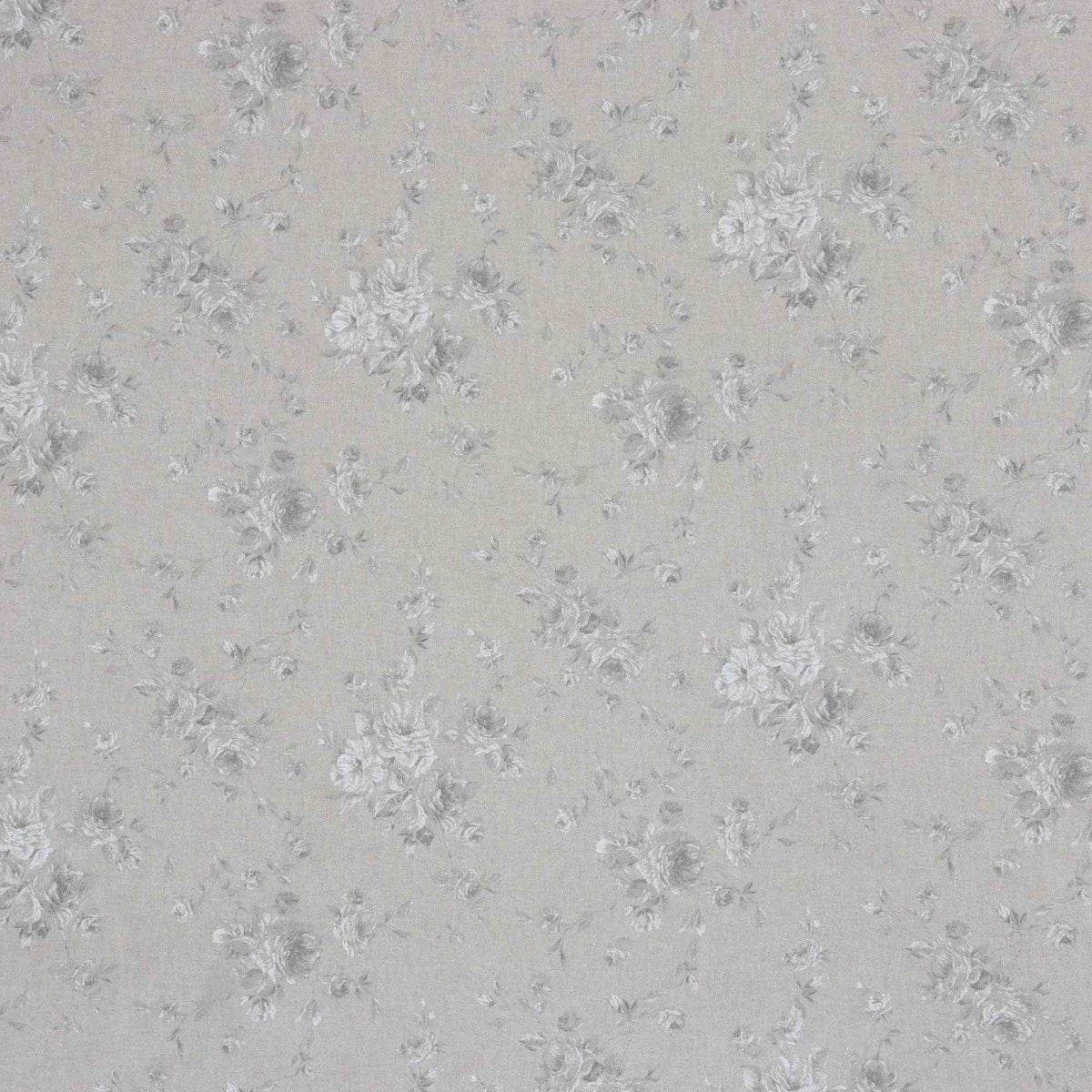 Zen Rose Dove Grey Fabric - Image 7